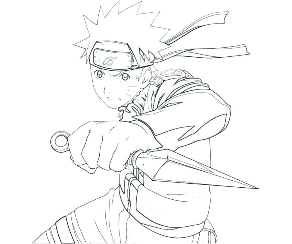 Naruto Shippuden Coloring Page