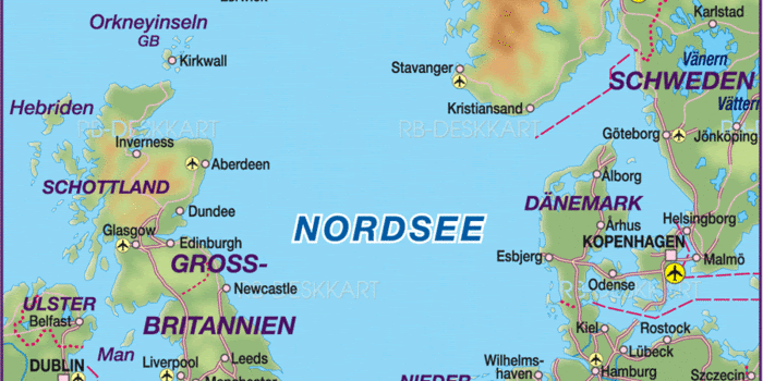 Nordsee Karte | Karte