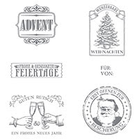 Nostalgische Weihnachten Clear-Mount Stamp Set (German) by Stampin' Up!