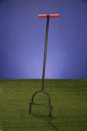Garden Hose Hook: 2-Prong Lawn Aerator with FREE Claber Garden Hose Nozzle