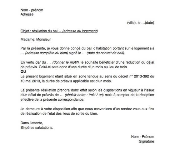 Lettre De Démission Type Remise En Main Propre  Exemple de Lettre