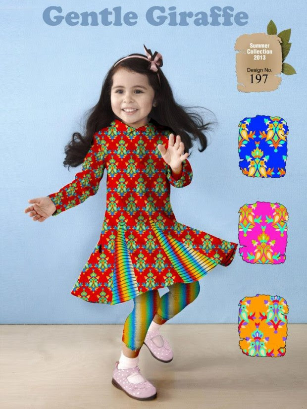 Kids-Childrens-Summer-Casual-Party-Wear-Dresses-Collection-2013-By-Al-Hamra-Fabric-6 Kids-Childrens-Summer-Casual-Party-Wear-Dresses-Collection-2013-By-Al-Hamra-Fabric-6