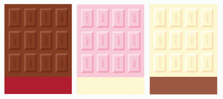ユニークチョコ 背景 花の画像