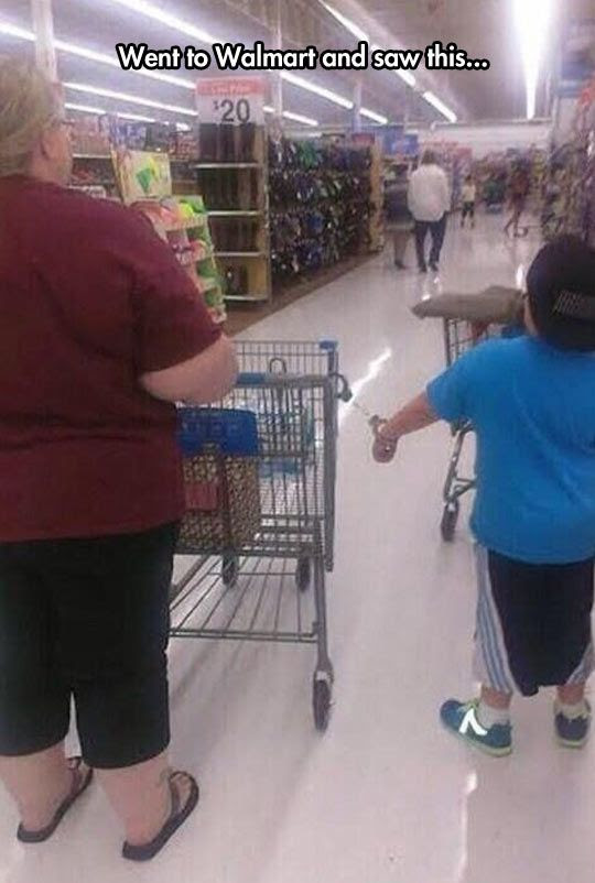 people of walmart handcuffs in walmart, parenting fail, parenting win, mother and son, creative discipline
