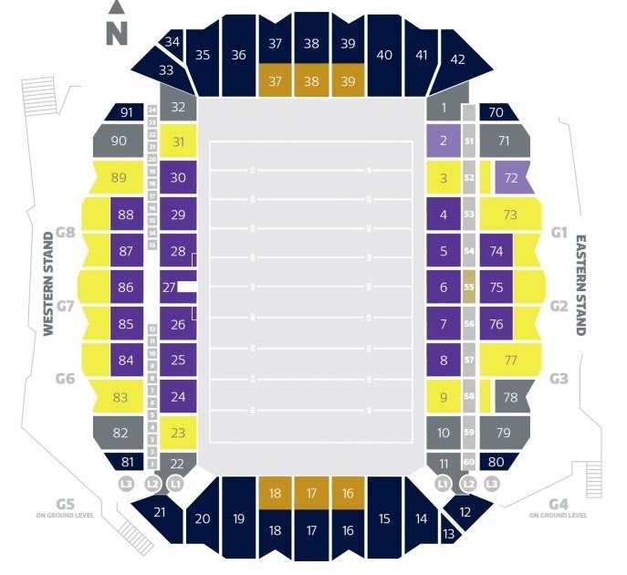 Aami Park Seating Map | Campus Map