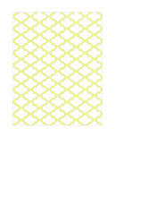 A2 card size PORTRAIT or VERICAL Chartreuse sketched Moroccan Tile SMALL SCALE