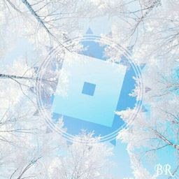 Cute Roblox Logo Pastel Blue - melanieausenegal