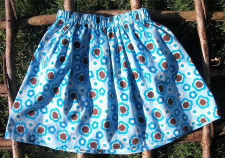 Turquoise and Chocolate Flower - size 3