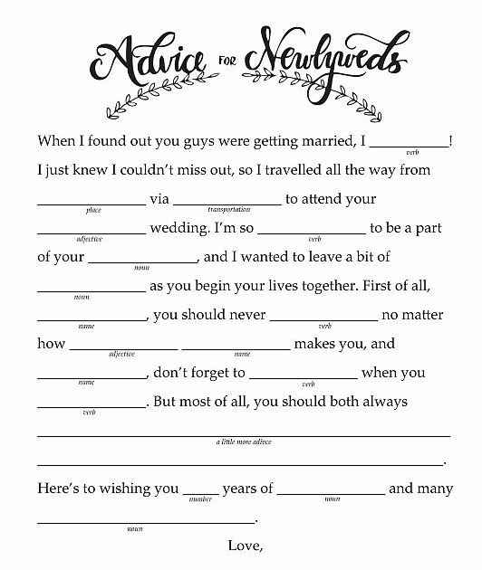 Free Mad Lib Template / Mad Libs Adjective Worksheets Printable And