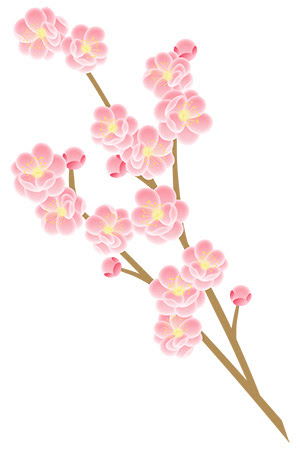ロイヤリティフリー桃の花 イラスト フリー 最高の動物画像