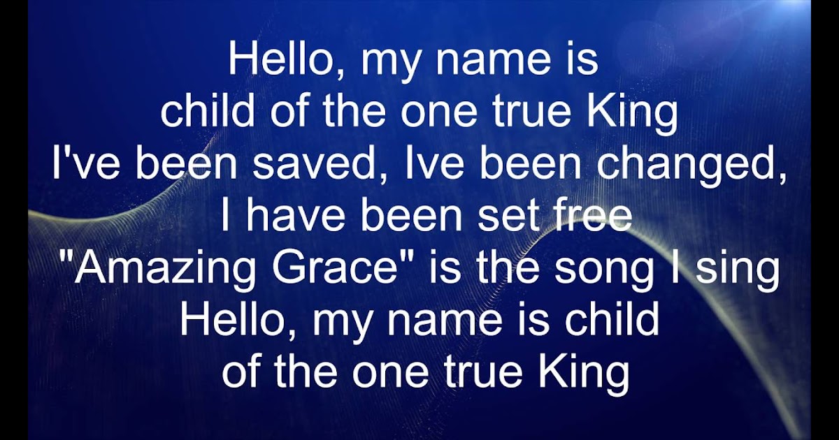 Hello My Name Is Lyrics - LyricsWalls