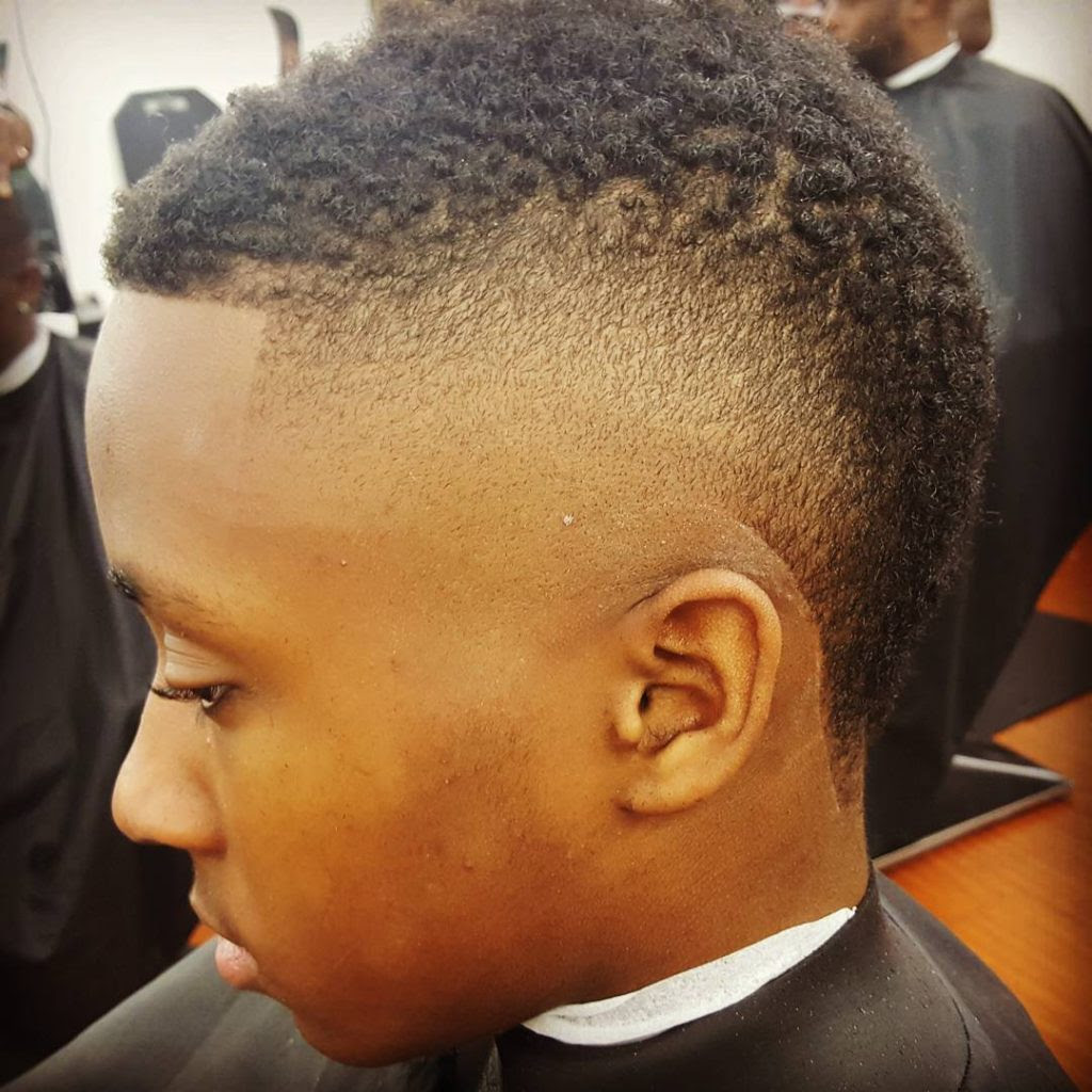 Black Boys Mohawk Haircut