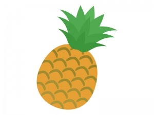 印刷可能 パイナップル イラスト かわいい 無料の印刷可能なイラスト素材