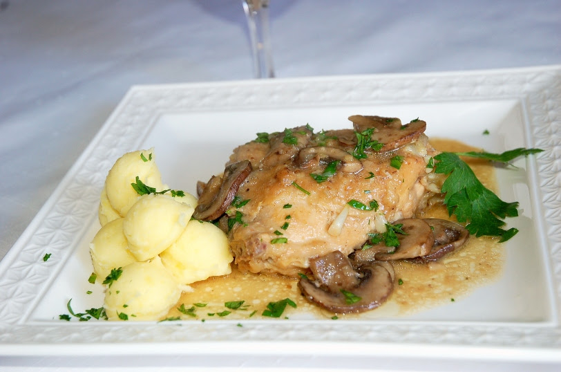 Beer braised chiken