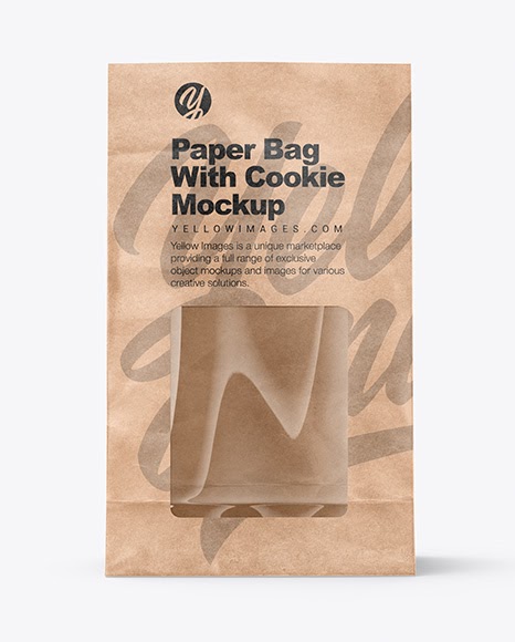 Download Free Kraft Paper Coffee Bag Mockup SVG Cut Files