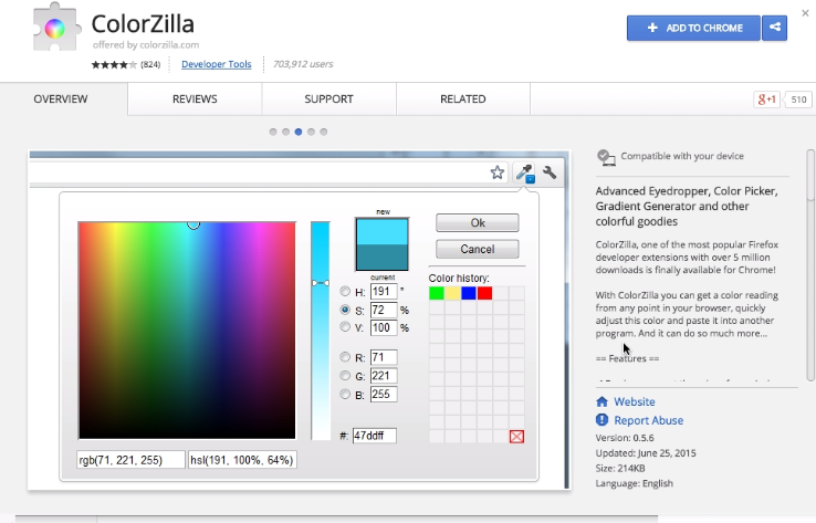 Color Picker From Image Chrome Extension IMAGEKI