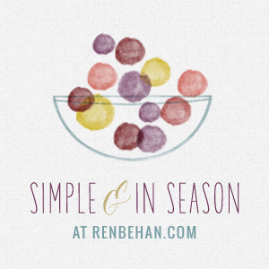 Simple and in Season - enter your post on mycustardpie.com