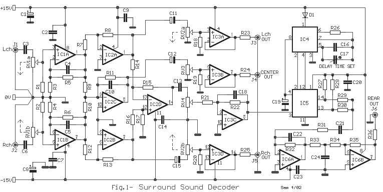 Scematic Machine Inside: Dolby Circuit Diagram