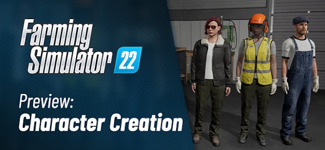 Última moda agrícola: veja o novo criador de personagens em Farming Simulator 22!