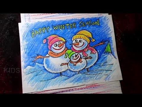 Edward Mosley’s Blog: How to Draw WINTER SEASON Poster Drawing for Kids