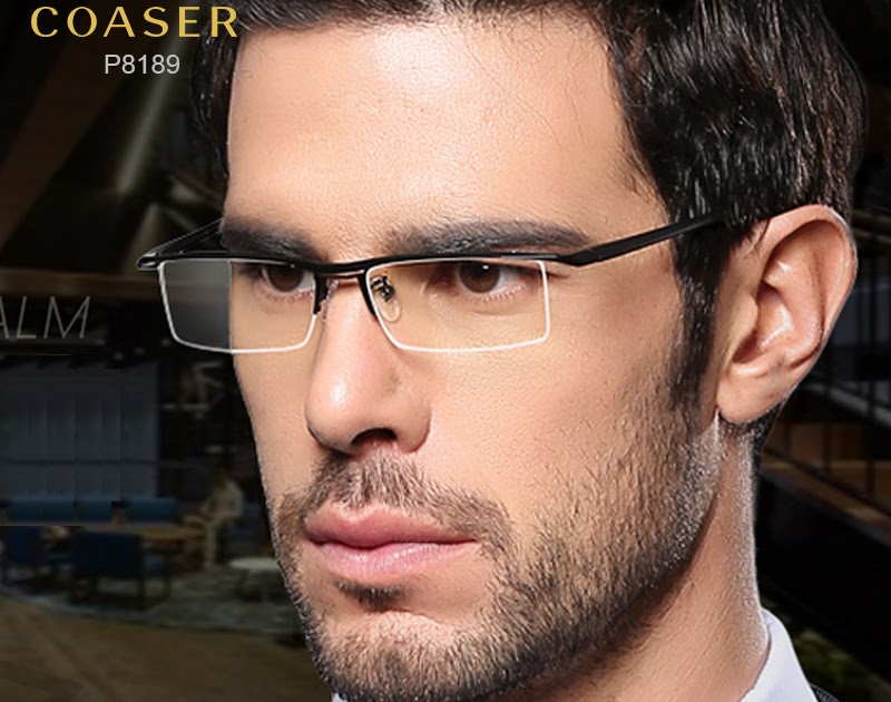 Buy Cheap Glasses frame Men Half Brand designer Titanium rimless