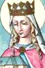 Ricarda o Riquilda, Santa