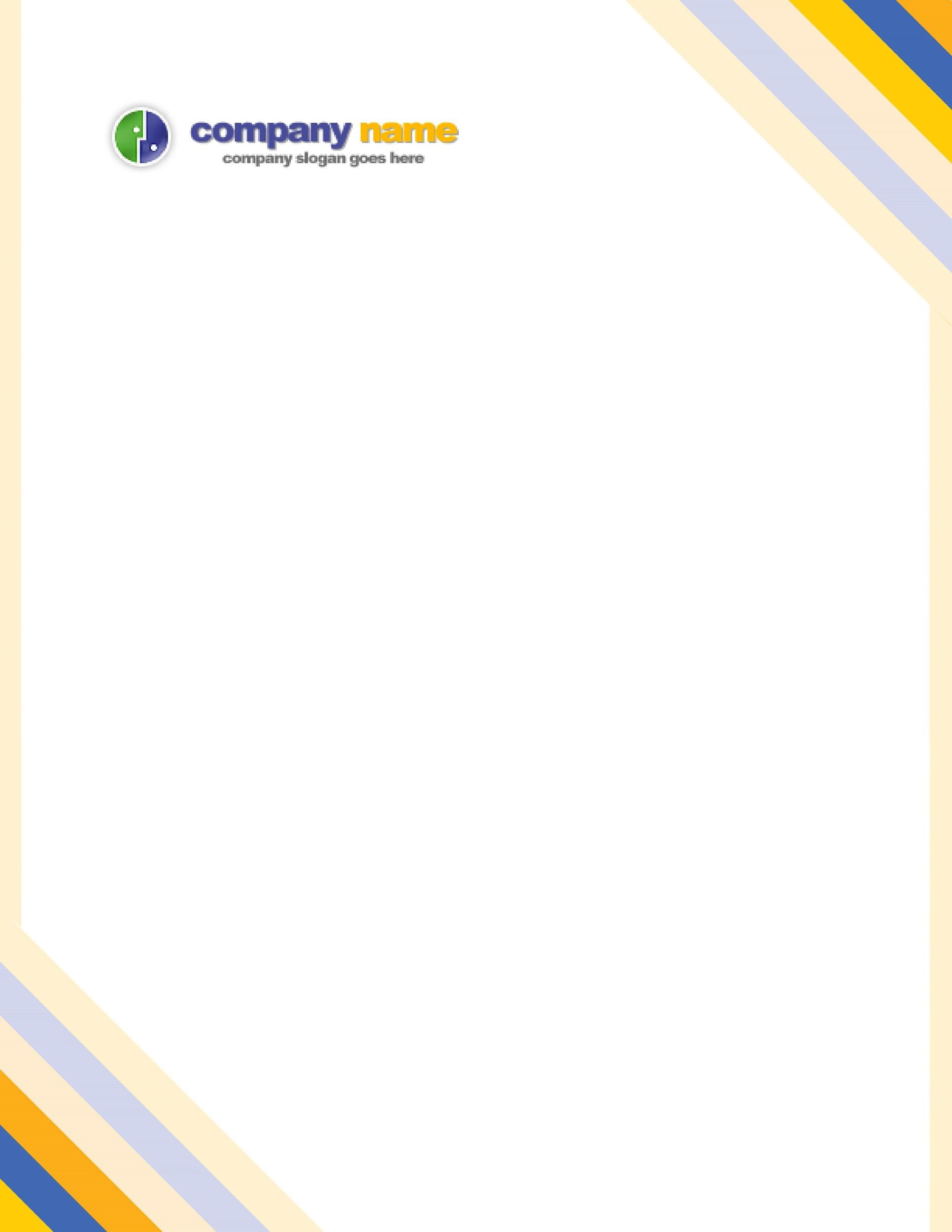 Association Letterhead Sample Master Of Template Document