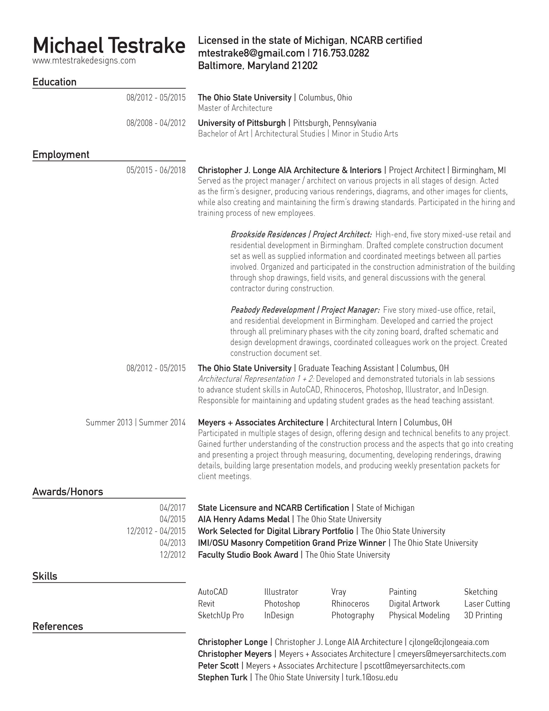Resume Building Osu template resume