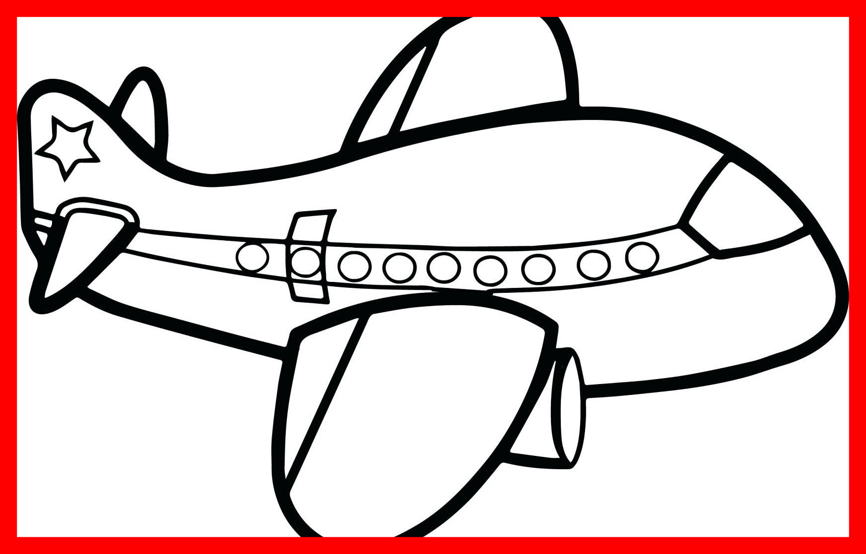 Printable Airbus A380 Coloring Pages