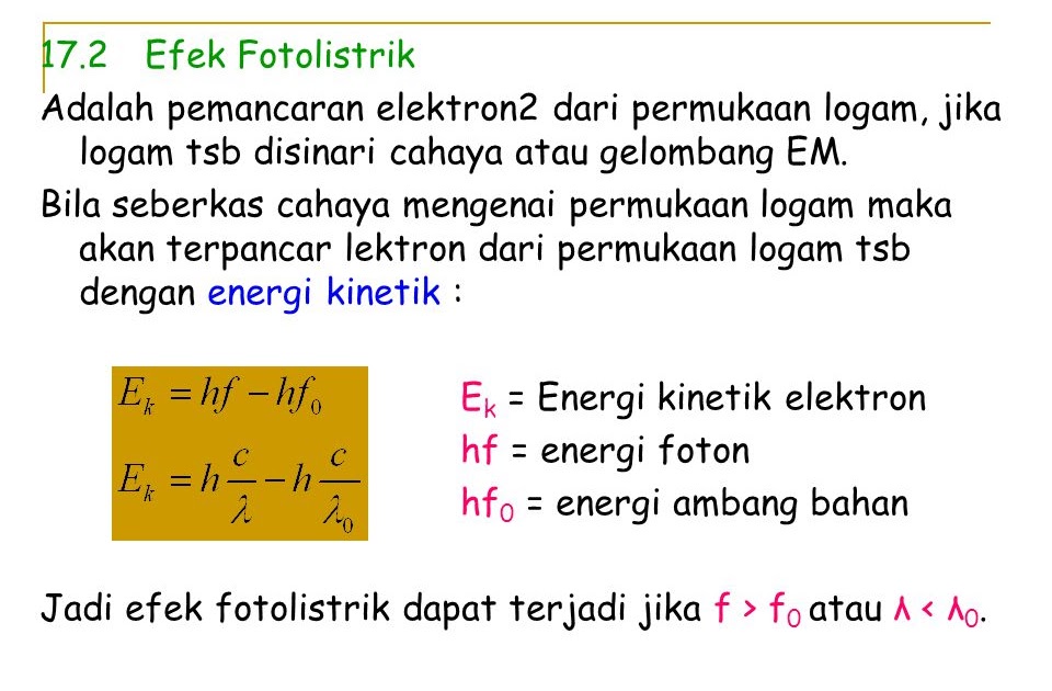 Viral Panjang Gelombang De Broglie Seberkas Foton Dan Elektron