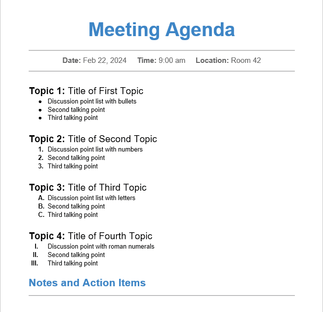 Committee Meeting Invitation Sample | Master of Template Document