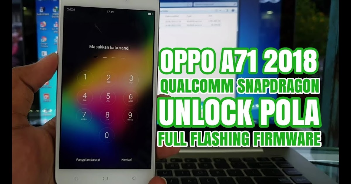 cara flash oppo a71 cph1801 via flashtool