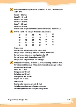 Kunci Jawaban Senang Belajar Matematika Kelas 5 Halaman 218 Ops Sekolah Kita