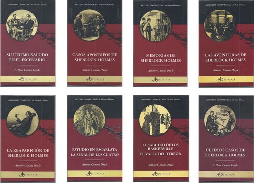 Libros Revistas Y Comics Sherlock Holmes Lote X 8 Libros Arthur Conan Doyle Libro De Enoc Spanish Edition