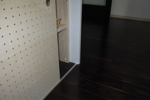 T邸キッチン建具1