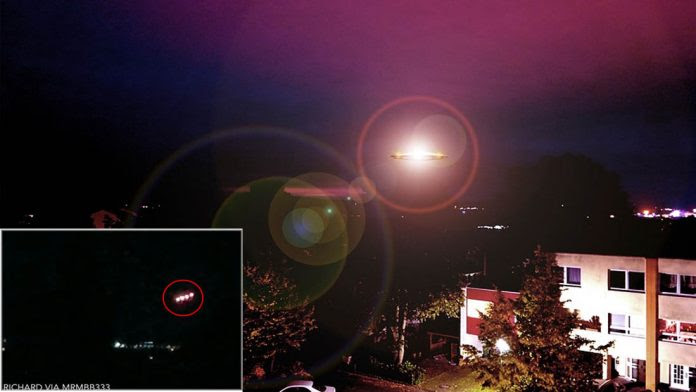 Impresionantes OVNIs luminosos captados en Colorado (VÃdeo)