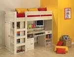 Loft Bed With Desk For Girls - DiveSplashes