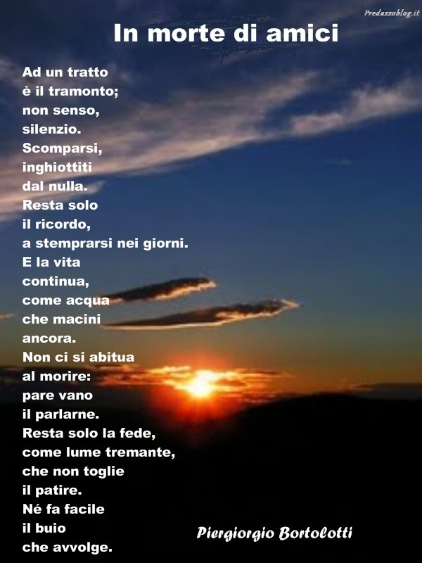 Poesia Per Un Defunto Poesie Poesie