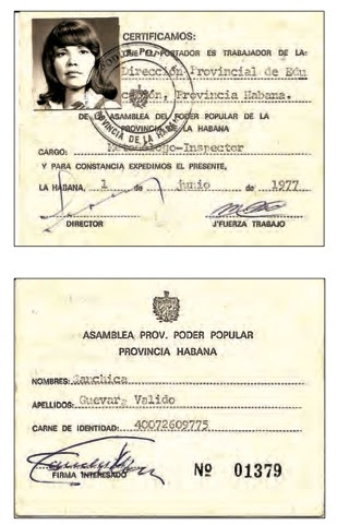 María Rosa Clementi de Cancere Carnet acreditativo de Sanchica Guevara, directora de la Escuela “José de San Martín”.