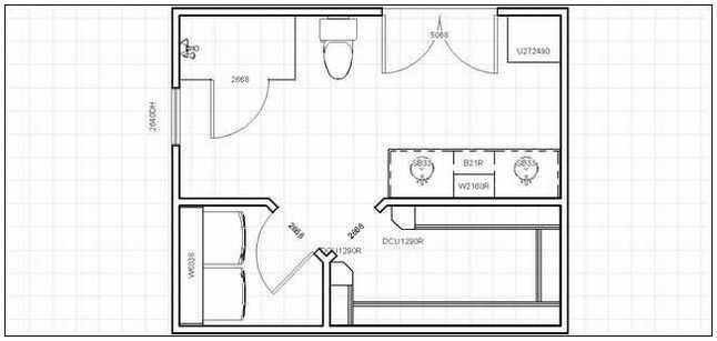 Bathroom/Laundry Room Design Floor Plans / It's not a