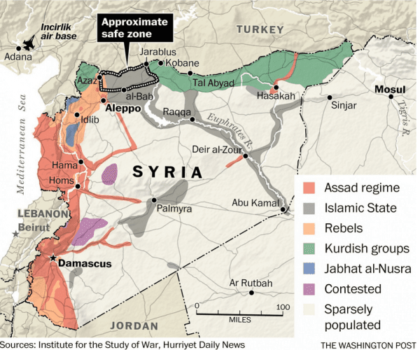 safe zone siria
