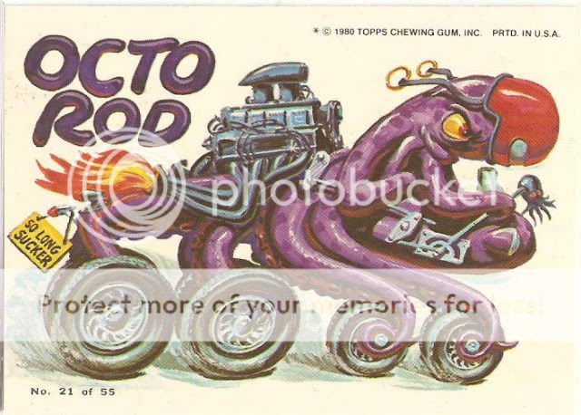 TOPPS WEIRD WHEELS 1980