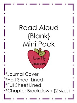 Read Aloud {Blank} Mini Pack