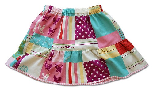 Pink Penguin: Girl's Skirt