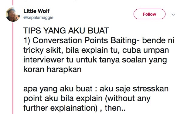Soalan Interview Yang Biasa Ditanya - Terengganu s