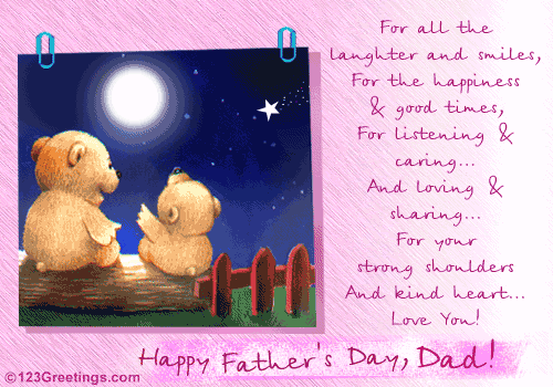 happy birthday daddy poems. Free Poems eCards, Greeting Cards from 123greetings.com