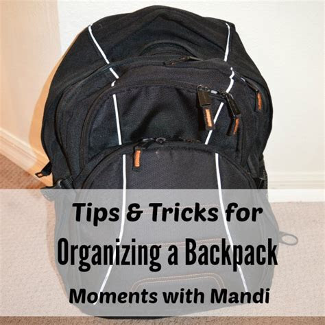Backpack Organization Clutter | Jackie Friehauf