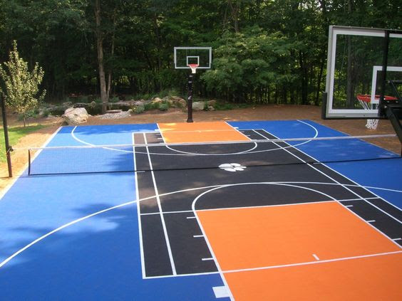 backyard basketball court ideas 1