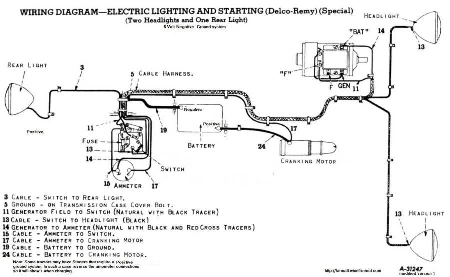 140 Farmall Wiring Diagram Regulator 12v