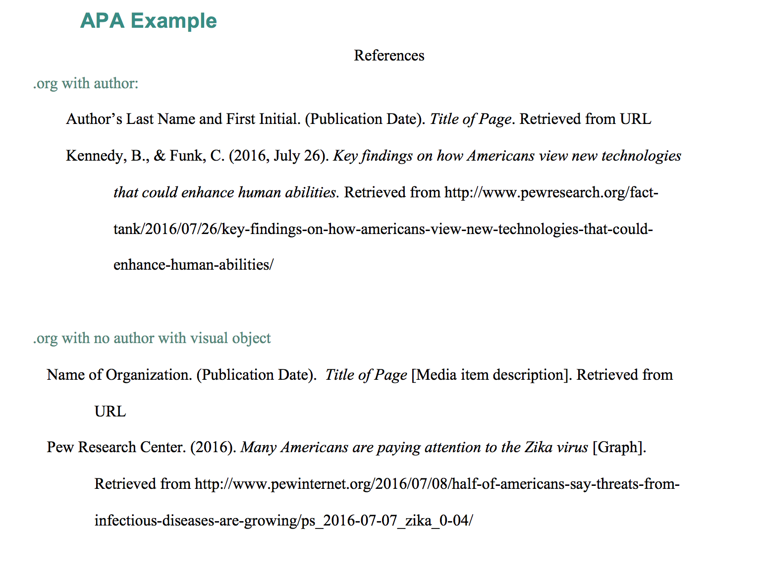 Apa Citation With Organization As Author pdortadesign